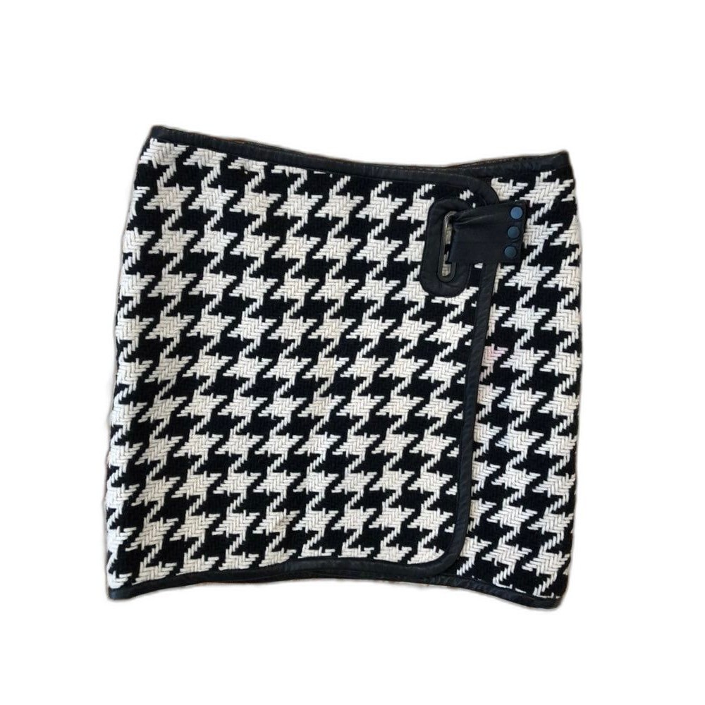 Cynthia Steffe *Defect* Houndstooth Skirt New With Tags Size 10
